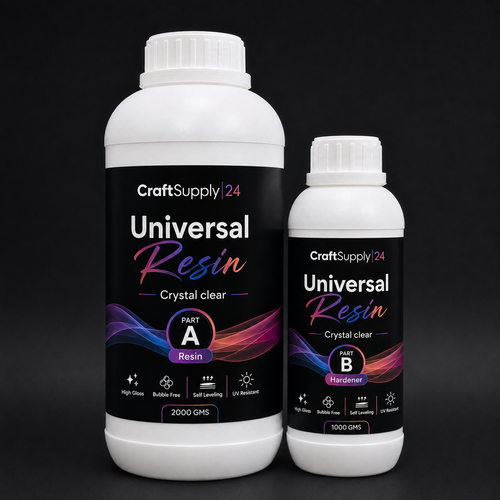 2:1 Universal Crystal Clear Resin - 3 kg (RK040)