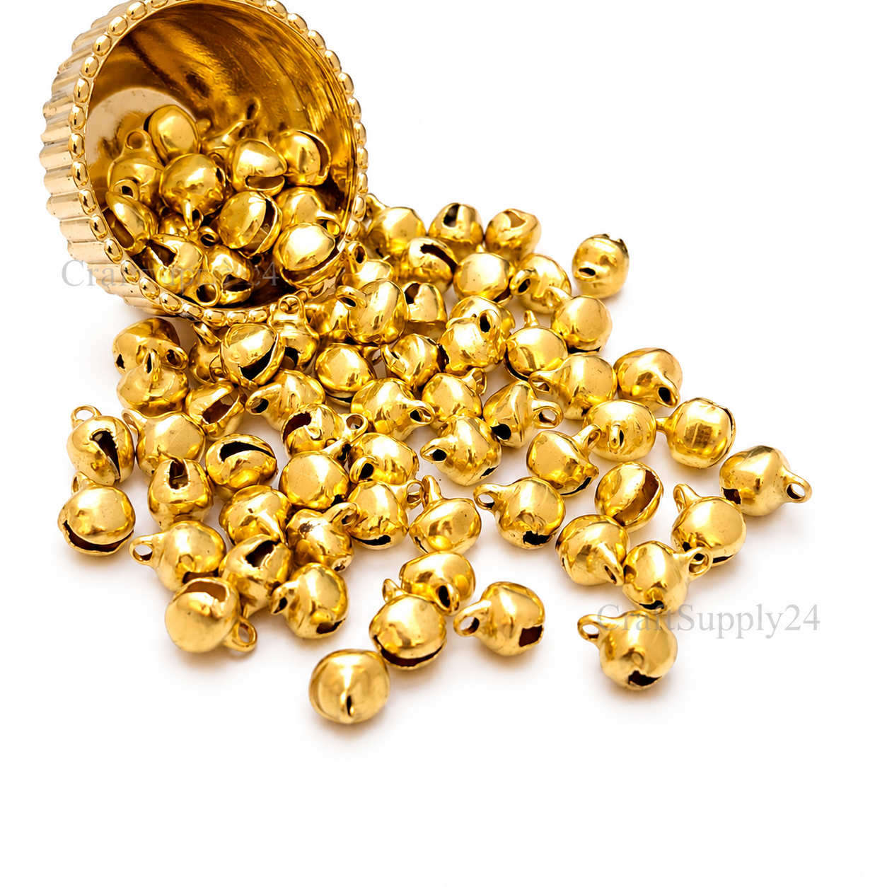 Ghughari Beads - Gold (CK038) - 20 Pc